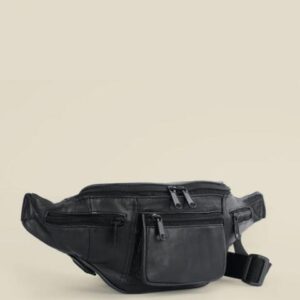 Adjustable Waist Leather Belt Bag