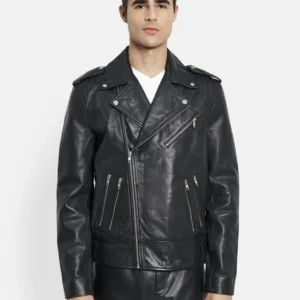 Luis Lambskin Biker Jacket