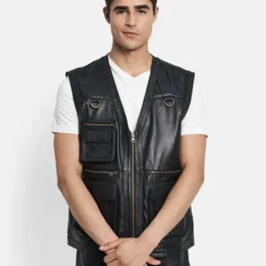 Lambskin Leather Vest