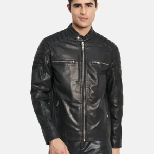 Aviatrix Vintage Washed Biker Jacket