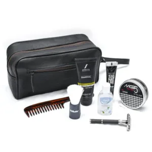 The Single Section Toiletry- Black